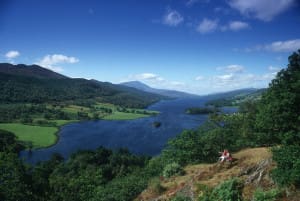 THE QUEEN'S VIEW, PERTHSHIRE.