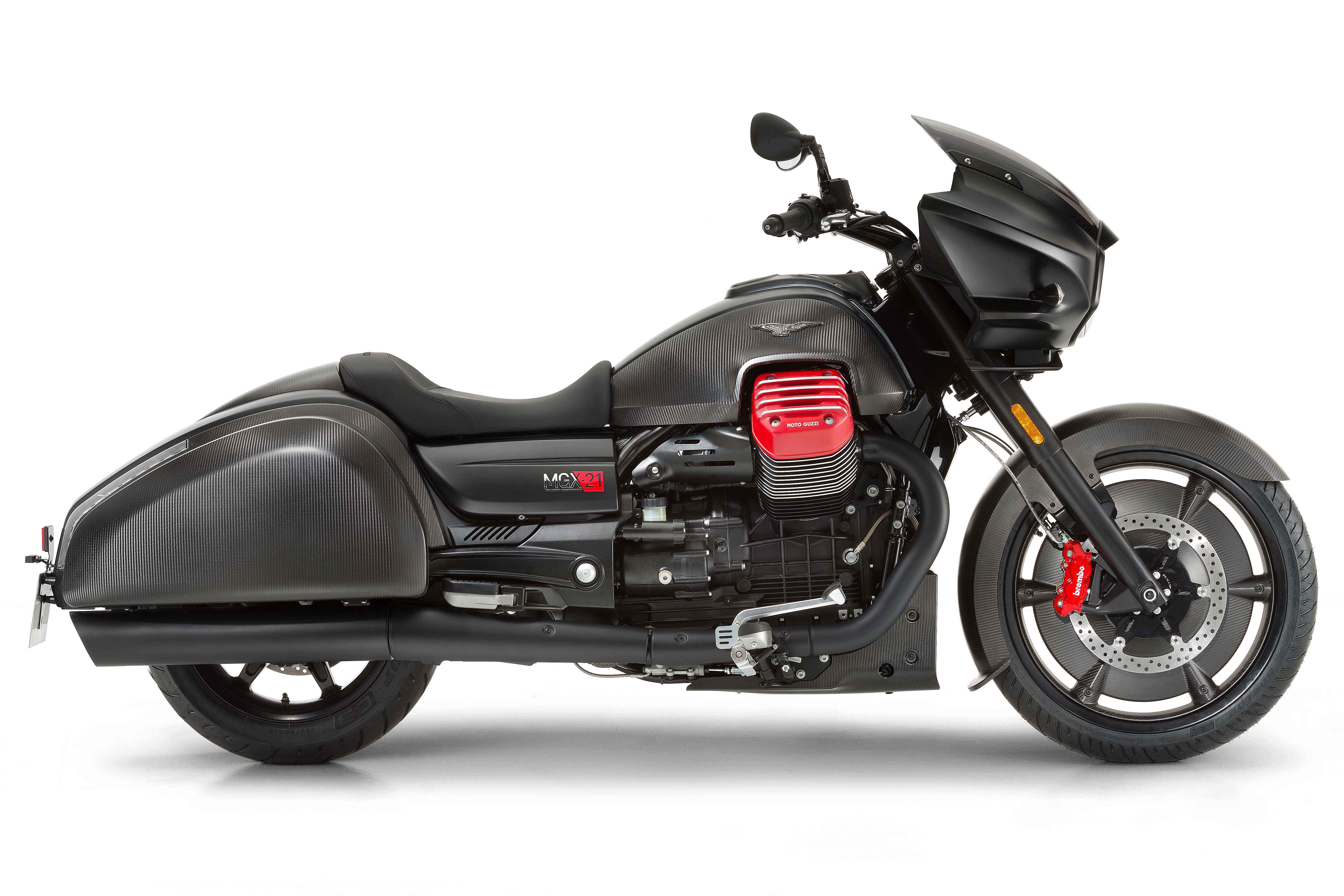 Online voorverkoop van de Moto Guzzi MGX-21 Flying Fortress