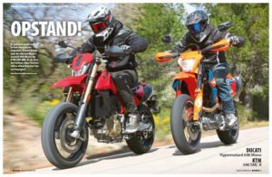 Vergelijkingstest Ducati Hypermotard 698 Mono – KTM 690SMC R
